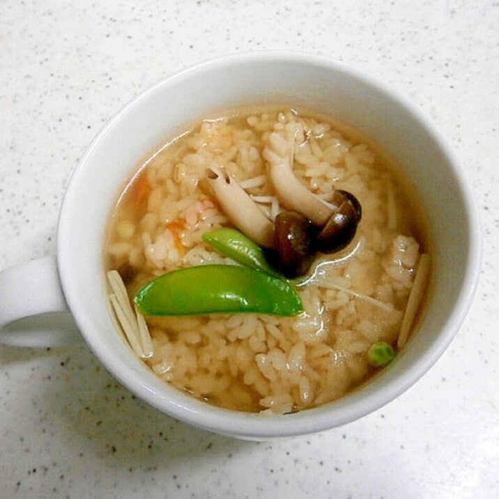 炊き込みご飯のだし茶漬け